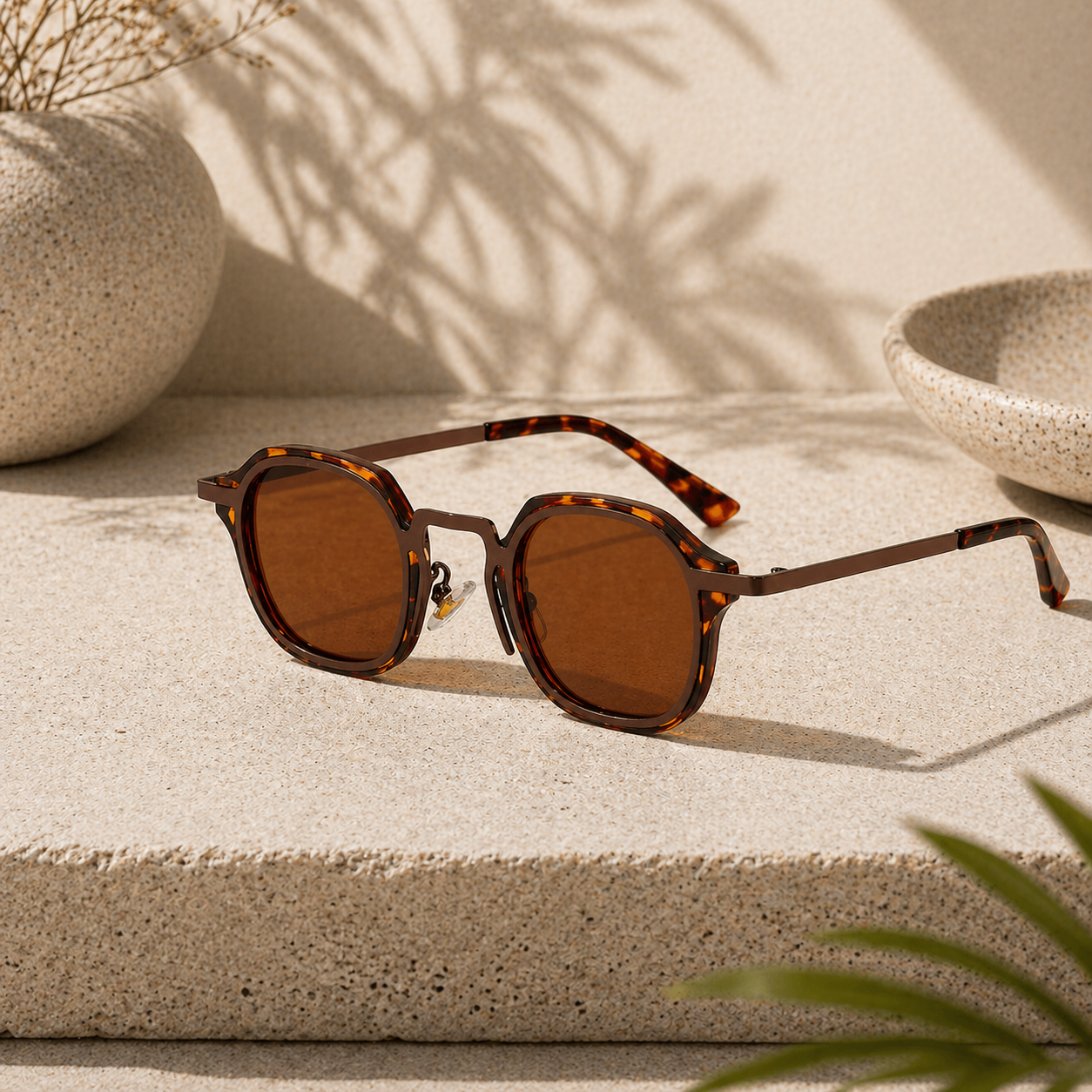 Monaco Héritage|Sienna — Lunettes de Soleil Premium Vintage | Montevaro